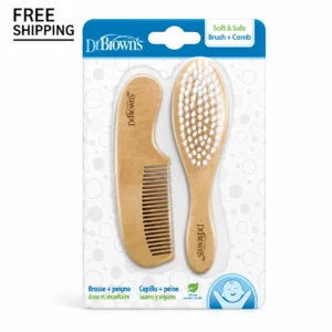Dr. Brown's Soft and Safe Baby Brush + Comb