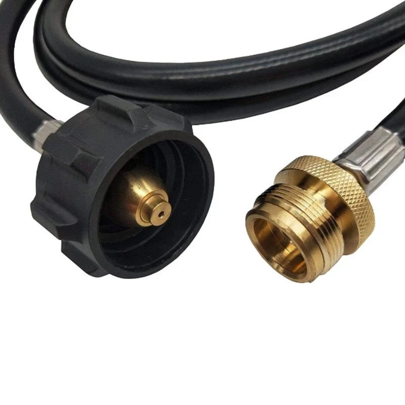 4FT Propane Adapter Hose 1lb to 20lb Tank Converter Leak-Resistant Brass - Imagen 10
