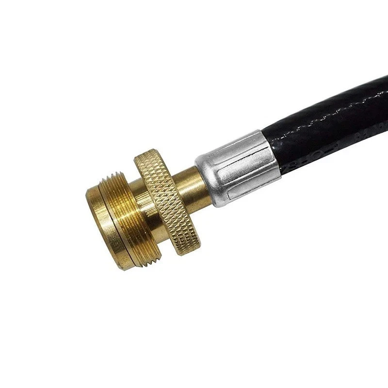 4FT Propane Adapter Hose 1lb to 20lb Tank Converter Leak-Resistant Brass - Imagen 9