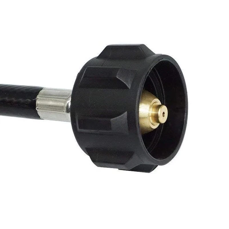 4FT Propane Adapter Hose 1lb to 20lb Tank Converter Leak-Resistant Brass - Imagen 8