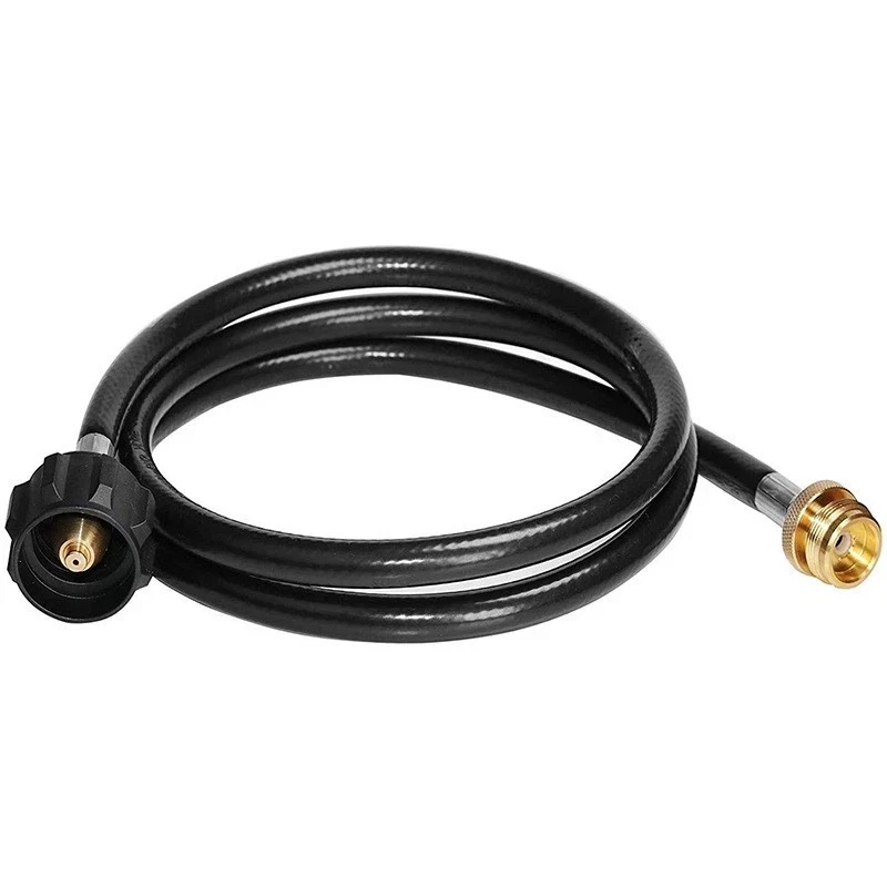 4FT Propane Adapter Hose 1lb to 20lb Tank Converter Leak-Resistant Brass - Imagen 7