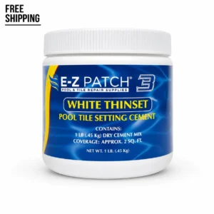 EZ Patch 3 Pool Tile Adhesive 1 lb Color Adjustable Repair Mortar